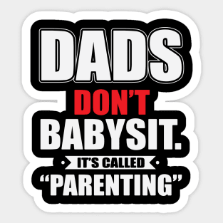 Parenting Dads Sticker